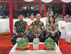 Danramil 1311-03/Petasia Kapten Inf Amrul Hadiri Peluncuran Tahapan Pemilihan Bupati dan Wakil Bupati Morowali Utara Tahun 2024