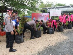 Polres Morowali Perkuat Ketahanan Pangan Jelang HUT Bhayangkara Ke-78