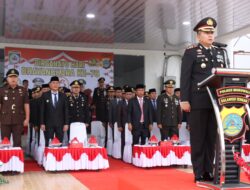 Kapolres Pimpin Upacara HUT Bhayangkara ke-78