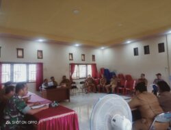 Babinsa Koramil 1311-04/Lembo Hadiri Rapat Persiapan Perayaan HUT RI ke-79 di Kecamatan Lembo Raya 