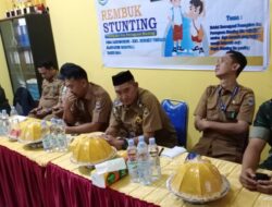 Pelda Abdul Rahman Babinsa Koramil 1311-01/Bungku tengah Hadiri Rapat Kegiatan Rembuk Stunting di Desa Bahomohoni