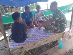 Babinsa Koramil 1311-02/BS, Praka Alifuddin Gelar Komsos di Panimbawang