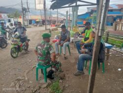 Serma Alwi Genda Babinsa Koramil 1311-03/Petasia Laksanakan Komsos Bersama Warga Binaannya Desa Tiu