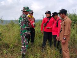 Babinsa Koramil 1311-05/Mori atas Laksanakan Patroli Terpadu untuk Antisipasi Kebakaran Hutan di Desa Peleru 