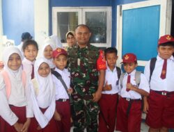 Melalui Program Army Go To School, Dandim 1311/Morowali Berharap Generasi Muda Adalah Harapan Masa Depan Morowali Yang Semakin Cerah dan Sejahtera