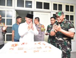 Ulang Tahun Kapolda Sulteng ke-55, Danrem 132/Tadulako, Brigjen TNI Dody Triwinarto Beri Kejutan Spesial