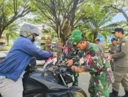 Kolaborasi TNI, Polri, dan Pemda Morowali Bagikan Puluhan Ribu Bendera Menyambut HUT RI Ke-79