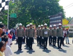 PT. Timah Raih Juara Satu Lomba Gerak Jalan Pemkab Bangka Barat