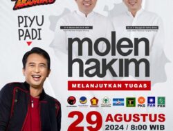 Besok Ribuan Tim dan Simpatisan Dipastikan Antar Pasangan Molen- Hakim ke KPU