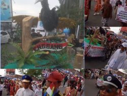 Usung Tema Bhineka Tunggal Ika SD Negeri 3 Pangkalpinang Tampil Memukau di Karnaval Provinsi