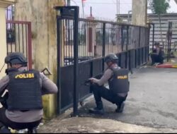 Polres Morowali Gelar Simulasi Sistem Pengamanan Markas Komando