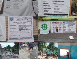 Diduga Pekerja Proyek Pembangunan Gedung Sekolah SDN 7 Abaikan RK3K