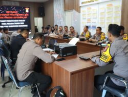 Polres Morowali Gelar Anev Oprasi Mantap Praja Tinombala pada Pilkada 2024