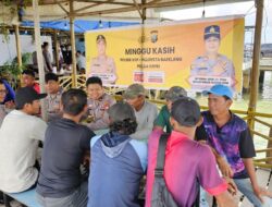 Polsek KKP Melaksanakan Kegiatan Minggu Kasih Dipelabuhan Rakyat Tanjung Riau