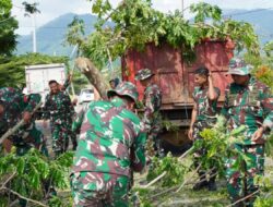 Kodim 1311/Morowali Gelar Kegiatan Karya Bakti Dalam Rangka HUT TNI Ke-79 Tahun 2024