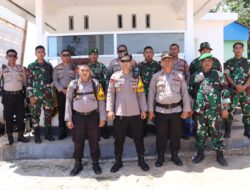 Polres Morowali dan Kodim 1311 Morowali Perketat Pengamanan Jelang Pengundian Nomor Urut Paslon Bupati 2024