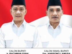 Rachmansyah Ismail- Harsono Lamusa Calon Bupati dan Wakil Bupati Morowali Yang Memiliki Jiwa Sosial