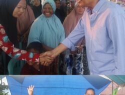 Ambo Dalle Mengajak Masyarakat Desa Harapan Jaya Coblos Nomor Urut 4, Rachmansyah- Harsono
