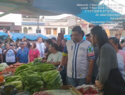 Antusias Masyarakat Gunungsitoli Sambut Kedatangan Calon Gubernur Sumatera Nomor Urut 01