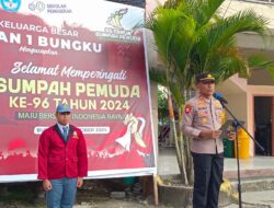 Kapolsek Bungku Tengah Pimpin Upacara Bendera di SMAN 1 Bungku Tengah, Sampaikan Pesan Kamtibmas kepada Siswa