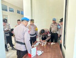 Polres Morowali Tegaskan Komitmen Anti Narkoba dengan Tes Urine Seluruh Personel