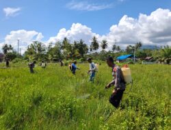 Polres Morowali Buka Lahan Produktif untuk Dukung Program Ketahanan Pangan Nasional