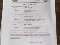 Kami Tidak mempunyai anggaran Hadiri Sidang Komisi Informasi Aceh Mengenai Pengembalian Audit BPK Tahun 2020/2023