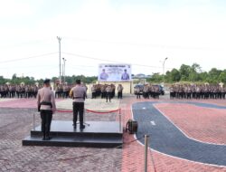 Polres Morowali Gelar Apel Pergeseran Pasukan Pengamanan TPS Pilkada Serentak 2024