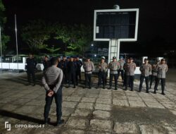Polres Morowali Gelar Patroli Pengamanan Operasi Mantap Praja Tinombala 2024 di Kantor KPU