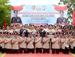 Kapolda Kepri Pimpin Upacara Penutupan Pendidikan dan Pelantikan 144 Bintara Polri 