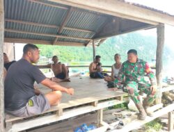 Serda Sakri Ajak Warga Tanauge Jaga Kamtibmas dan Kebersihan Lingkungan