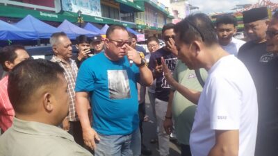 lokasi stand bazar dijalan merdeka kota Tanjungpinang dalam acara wisata kuliner kota lama menuai masalah.