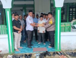 Polres Morowali Salurkan Bantuan untuk Pembangunan Masjid Nurul Ikhsan di Lamontoli