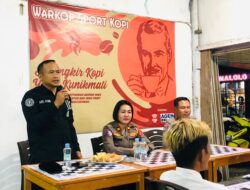 Tatap Muka Bersama Jurnalis, Kasi Humas Polres Morowali Paparkan pesan Kapolres Pentingnya Menjaga Investasi