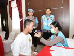 Seleksi Bintara Polri di Polda Kepri Sebanyak 601 Peserta Lolos Pemeriksaan Kesehatan Tahap I