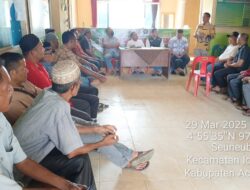 Ciptakan Keterbukaan Informasi Publik, Keuchik di Aceh Timur Gandeng Insan Pers