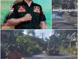 Ruas Jalan Provinsi Gunungsitoli- Nias Utara Serupa Kubangan Hewan