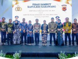 Bupati Aep Hadiri Pisah Sambut Kapolres Karawang