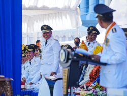 Anwar Hafid Puji Semangat Bupati Iksan Saat HUT Sulteng ke-61