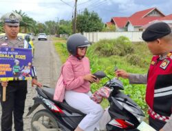 Ops Patuh Tinombala 2025, Polres Morowali Himbau dan beri Teguran Pengguna Jalan