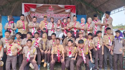 Kwarran Bahodopi Gelar Perkemahan HUT Pramuka ke-64 Tema: “Kolaborasi untuk Membangun Ketahanan Bangsa”