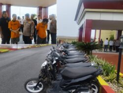 Ungkap 48 Kasus Curanmor, Polres Morowali Tangkap Tiga Pelaku dan Amankan 36 Motor
