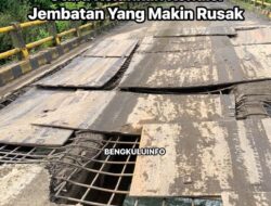 Jembatan Lubuk Kuto Makin Parah, Angkutan Batu Gajah Diduga Jadi Biang Kerusakan- Pemerintah Seakan Tak Berdaya