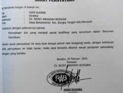 Diduga Oknum Honorer di Dinas PUPR Morowali Terlibat Mafia Proyek