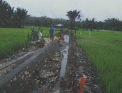 Diduga Proyek Irigasi “Siluman” di Nias Utara, Warga Minta Dibongkar Karena Pakai Batu Kapur