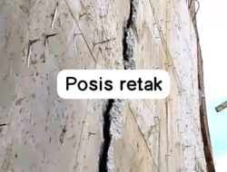 Jembatan Noyo Retak Panjang di Dinding Abutmen, Warga Khawatir