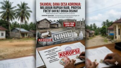 SKANDAL DANA DESA KORONUA: Miliar Raib, Proyek Hantu, BLT Disunat