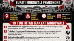 Morowali Darurat: Besok APM Duduki Kantor Bupati, 10 Tuntutan Menggugat
