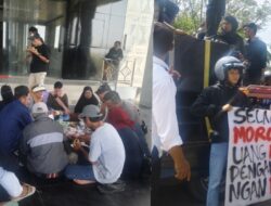Bupati Absen, Massa Aksi Morowali Nginap di Kantor: “Sampai Iksan Hadir”