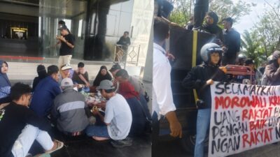 Bupati Absen, Massa Aksi Morowali Nginap di Kantor: “Sampai Iksan Hadir”